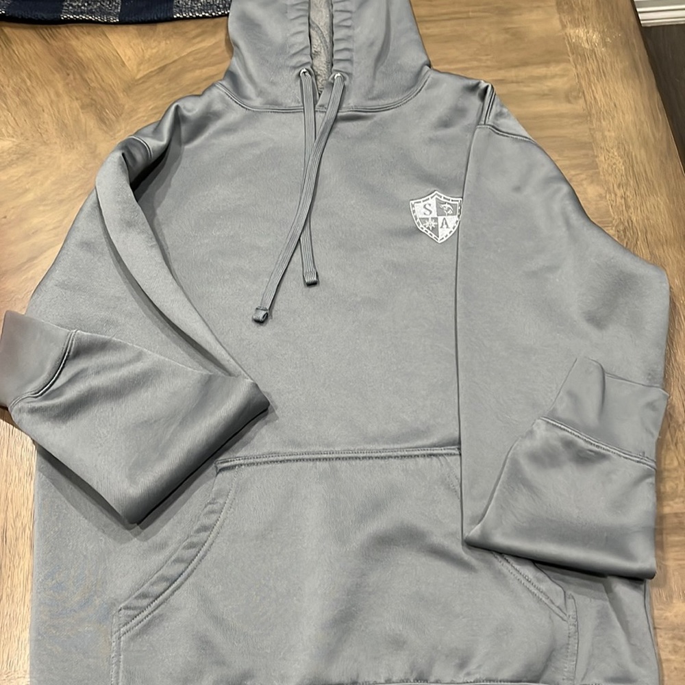 grey , very comfy hoodie